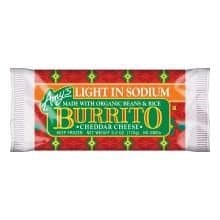 CHEDDAR CHEESE MADE WITH ORGANIC BEANS & RICE BURRITO, CHEDDAR CHEESE